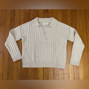 Lucky Brand Women's Cream Sweater Size Small
